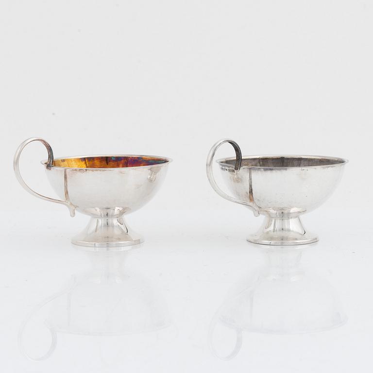 Punchmuggar, 12 st, silver, Cesons, Göteborg 1974 samt 1995.