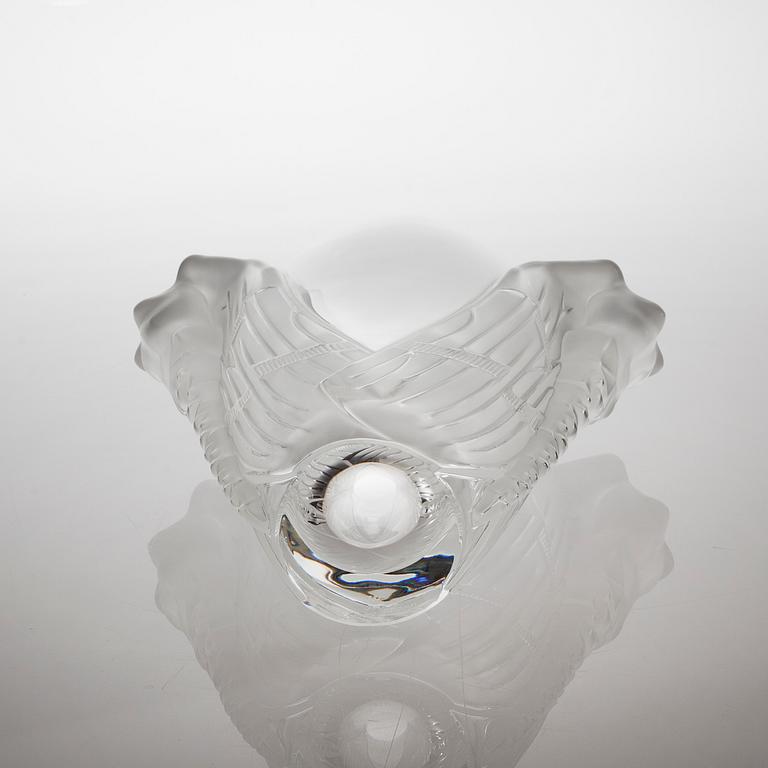 A Lalique glass vase, "Aurora", numbered 060/188 from the 21st century.