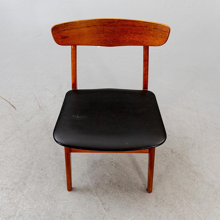Stolar, 6 st, troligen Farstrup 1960-tal Danmark.