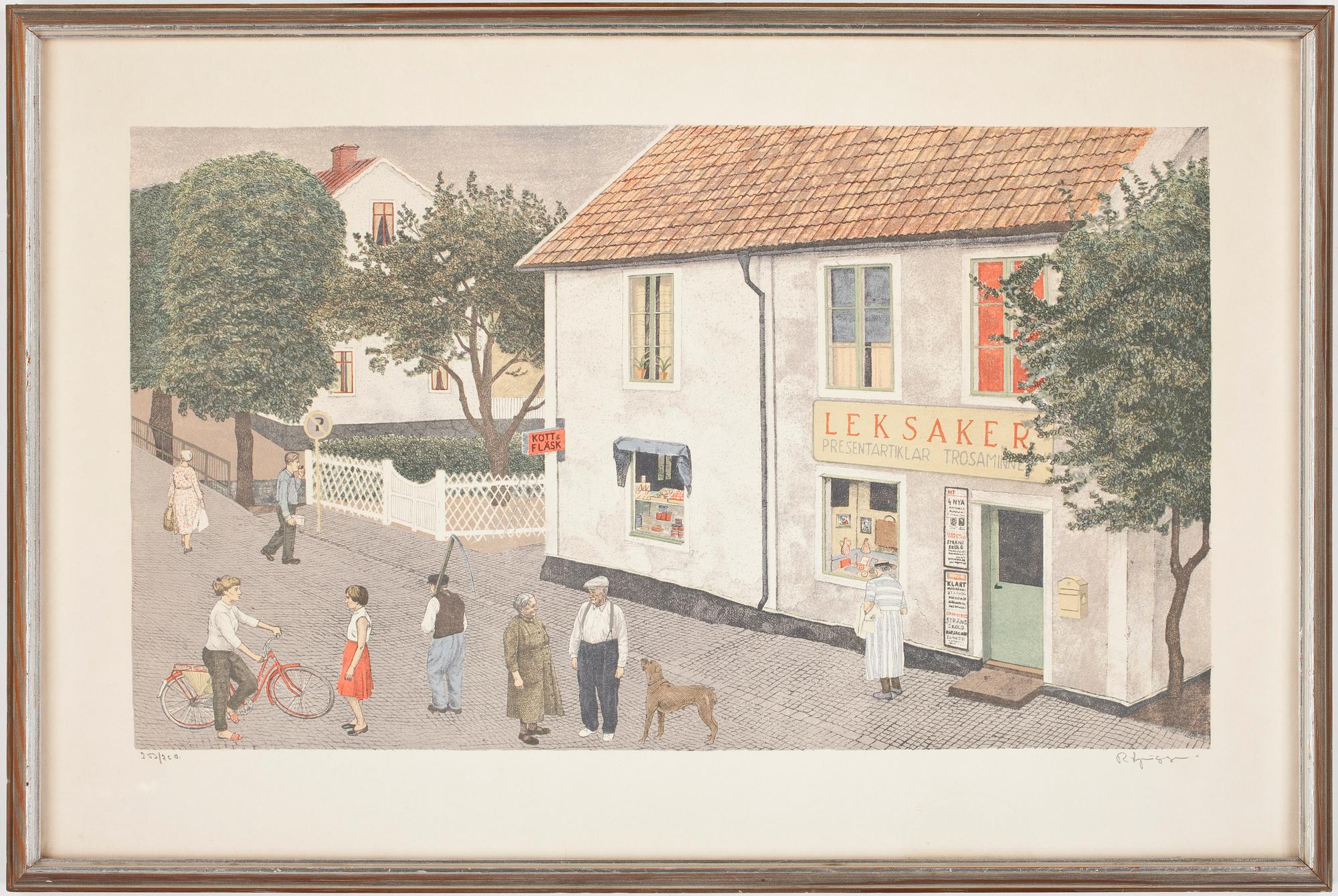 REINHOLD LJUNGGREN, färglitografi, signerad och numrerad 253/260.
