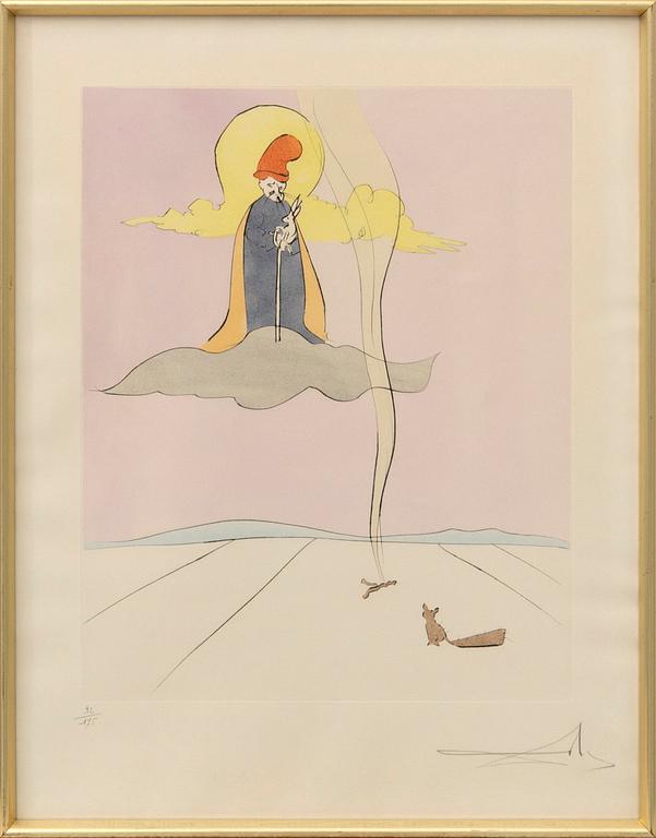 Salvador Dalí, From "Japanese Fairy Tales" 1974.