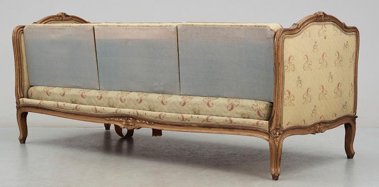 BANKETTSOFFA, rokokostil, 1900-talets första hälft.
