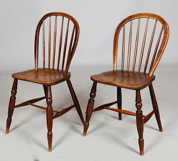 STOLAR, 1 par, Windsortyp, England, 1800-tal.