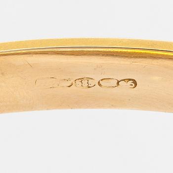 Oskar Lindroos, Armband, 14K guld, diamanter ca 0.49 ct tot. Helsingfors 1940-tal.