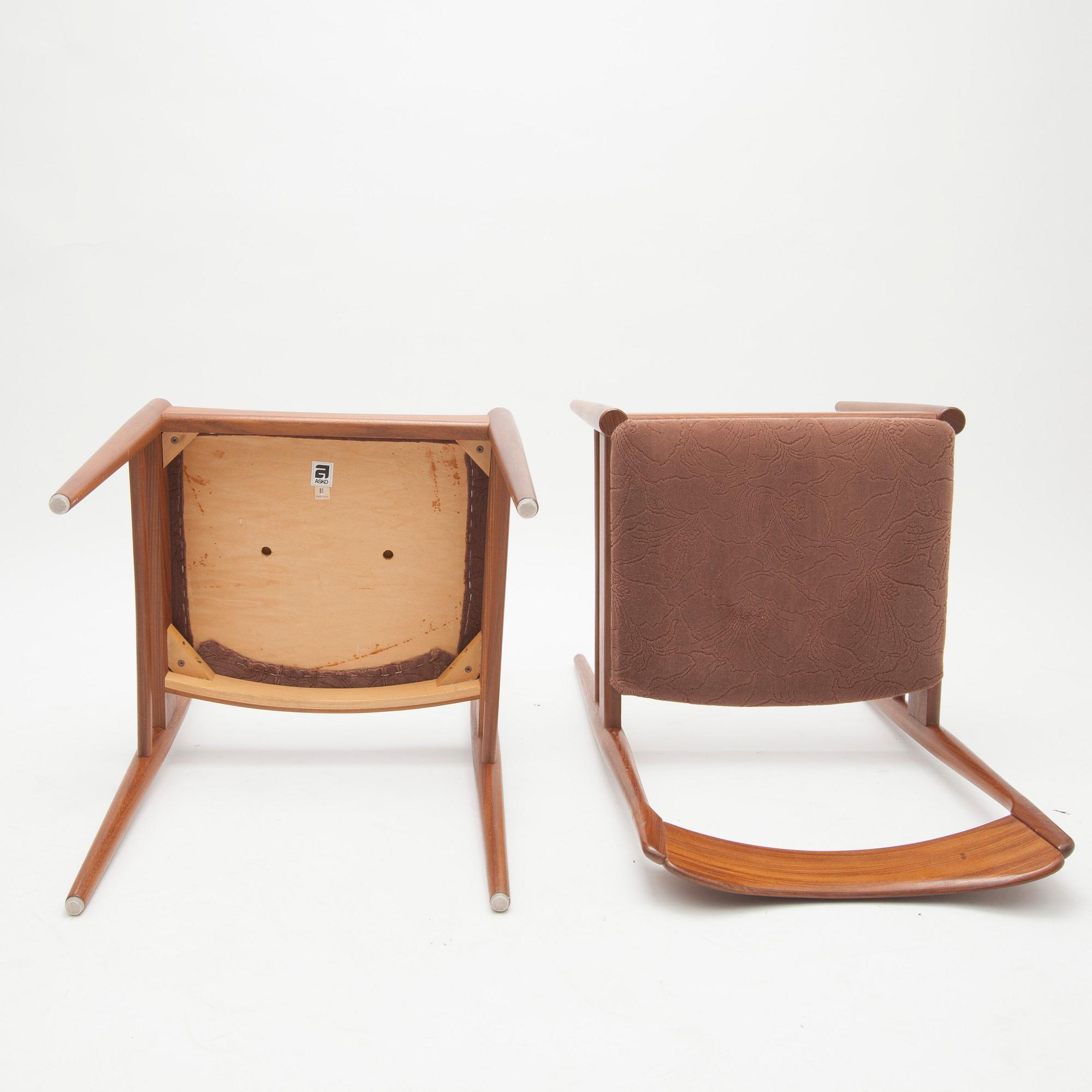 BORD och STOLAR, 4 st, 1960-70-tal.