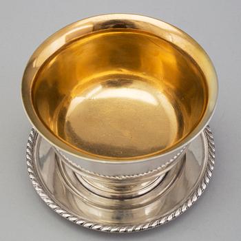 A silver saucepan by JF Björnstedt Stockholm 1824.