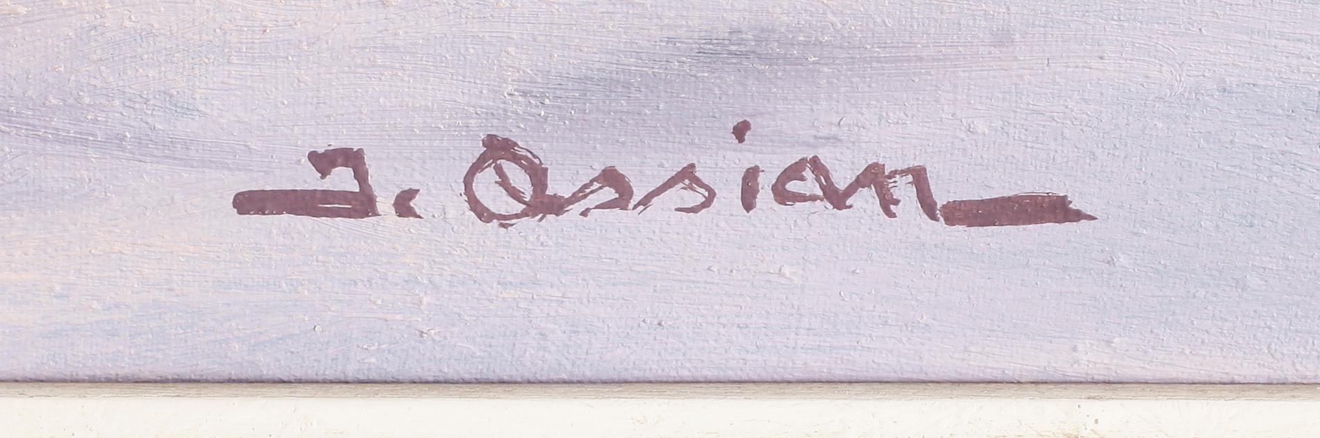 JOHAN OSSIAN-ANDERSSON, olja på duk, signerad.