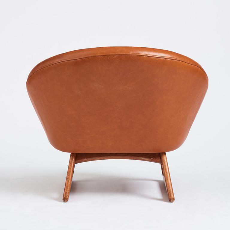 Kurt Østervig, a '57A' easy chair, Rolschau Møbler, Denmark, 1950s.