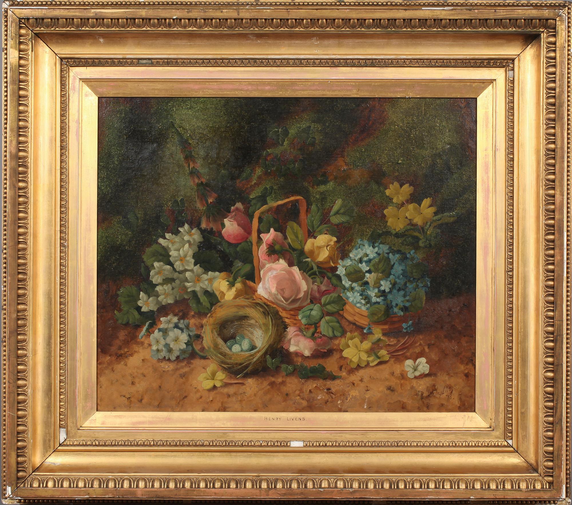 HENRY LIVENS, olja på duk, signerad och daterad -98.