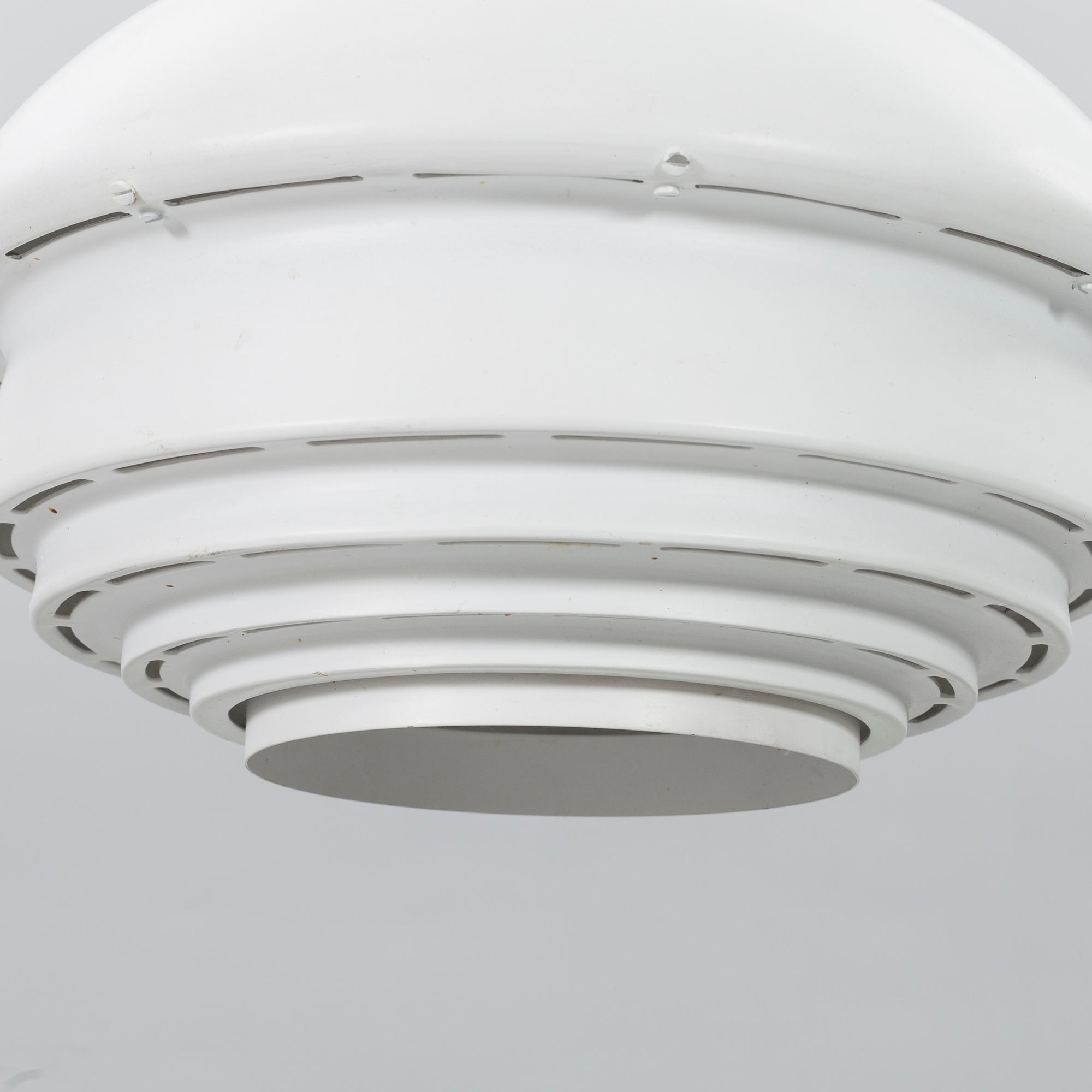 ALVAR AALTO, taklampa, Modell "A335 B", Valaisinpaja, 1970-tal.