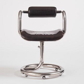 Giotto Stoppino, attributed to, a swivel chair, Italy, 1960-70s.