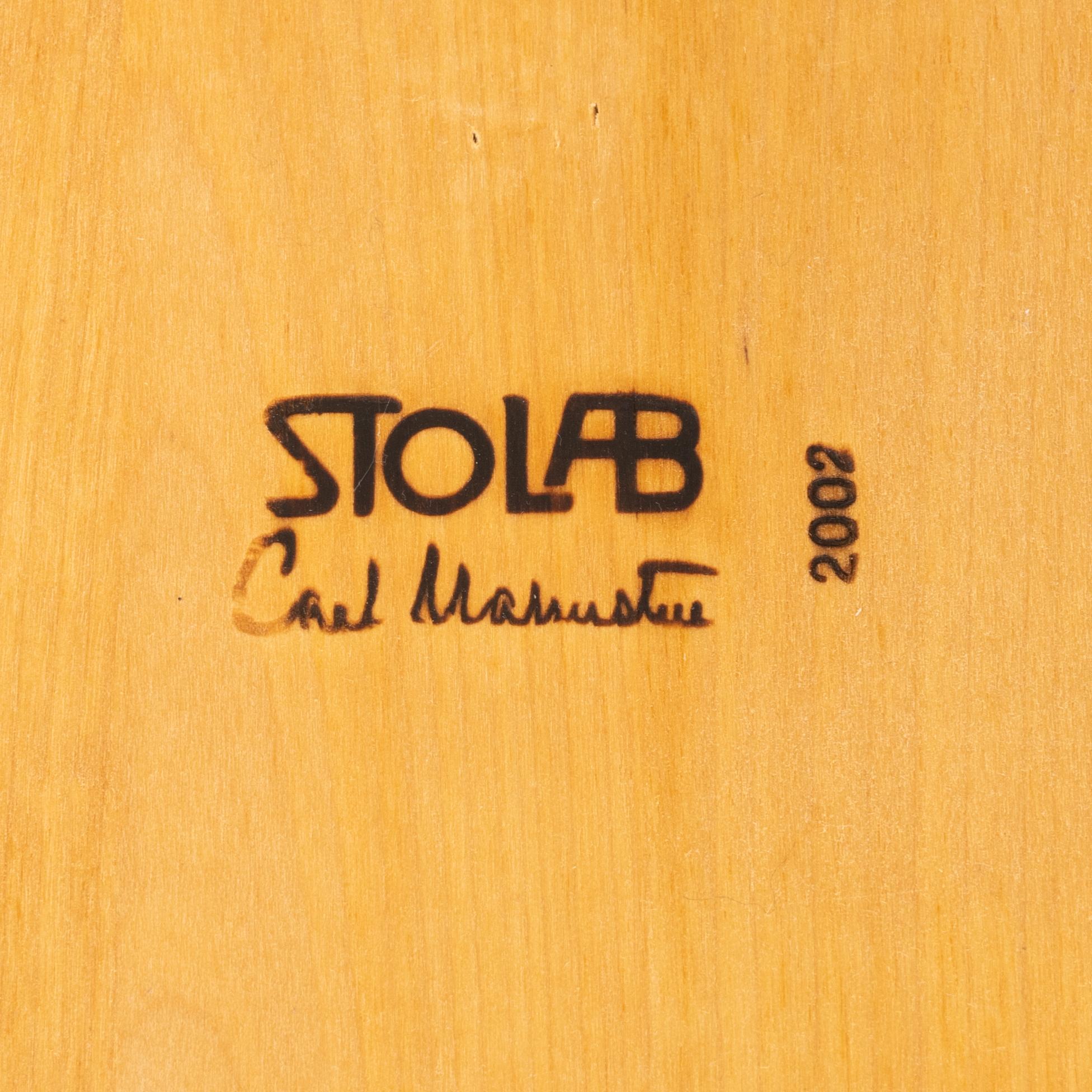 Carl Malmsten, Karmstolar, ett par, "Lilla Åland", Stolab 2002.