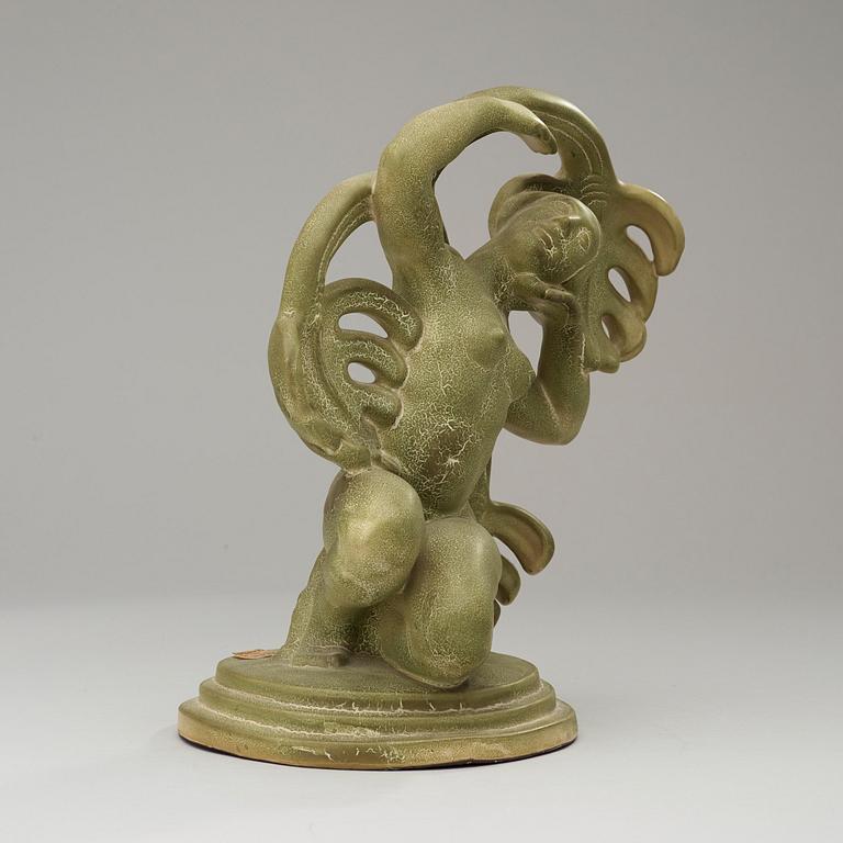 A Ruben Wallström glazed ceramic sculpture, Gefle, 1920's-30's.