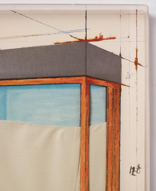 Christo & Jeanne-Claude, "Orange Store Front, Project".