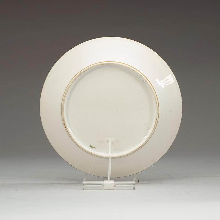 A French dinner plate, circa 1800.