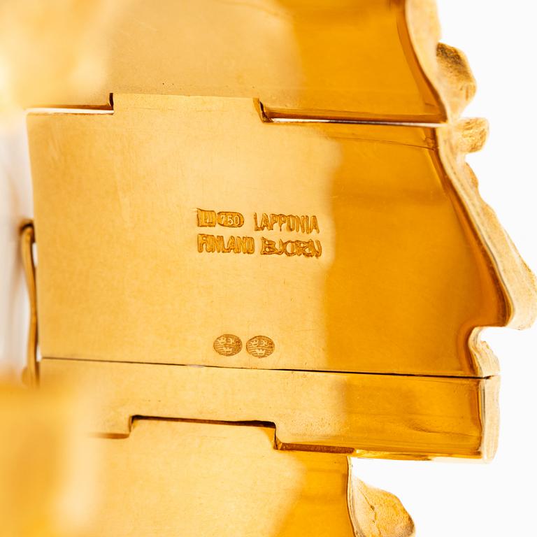 A Björn Weckström bracelet 18K gold "Tenochtitlan", for Lapponia.