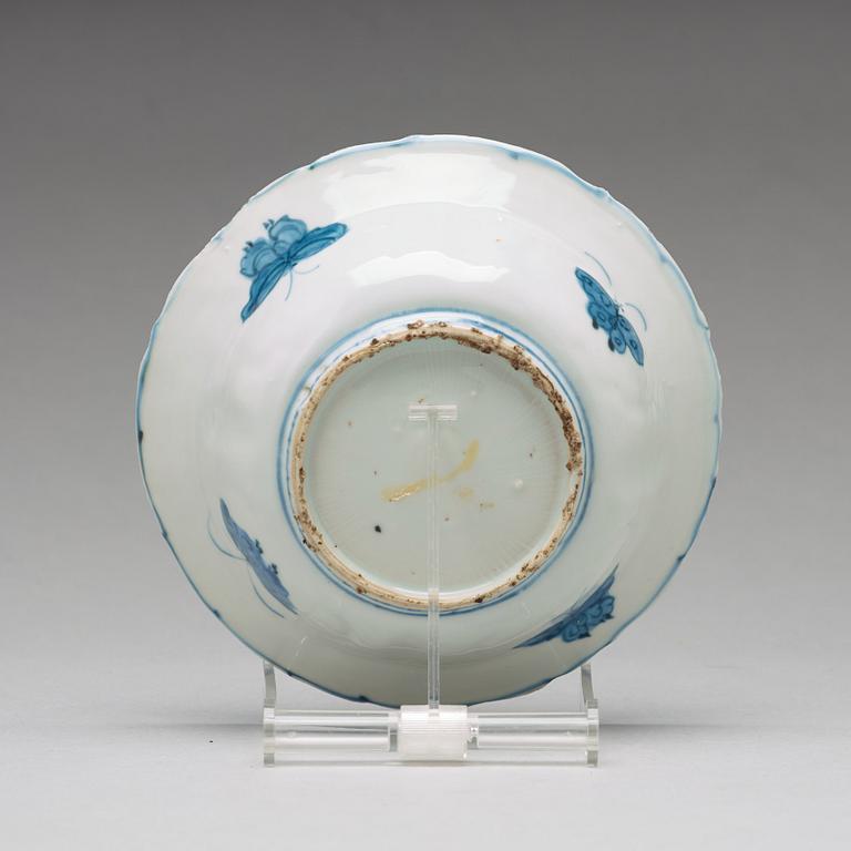 A set of ten blue and white dishes, Ming dynasty, Wanli (1572-1623).