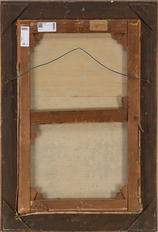 HUGO BIRGER, oil on canvas laid down on panel, signed Hugo Birger.