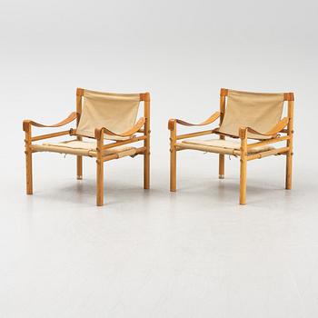 Arne Norell, fåtöljer, ett par, "Scirocco", karmstolar, Norell Möbler AB, formgiven 1964.