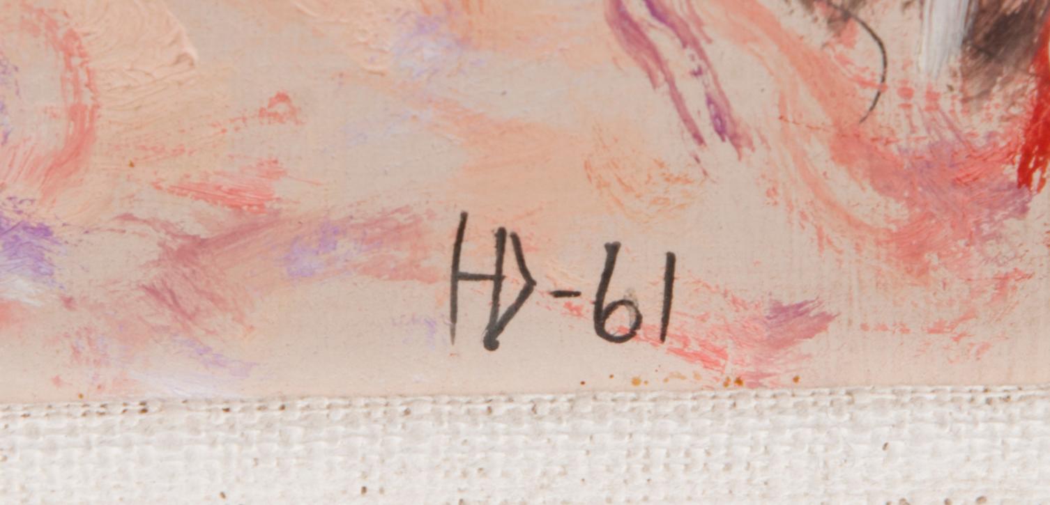 HELGE DAHLMAN, oil on panel, signed and dated -61.