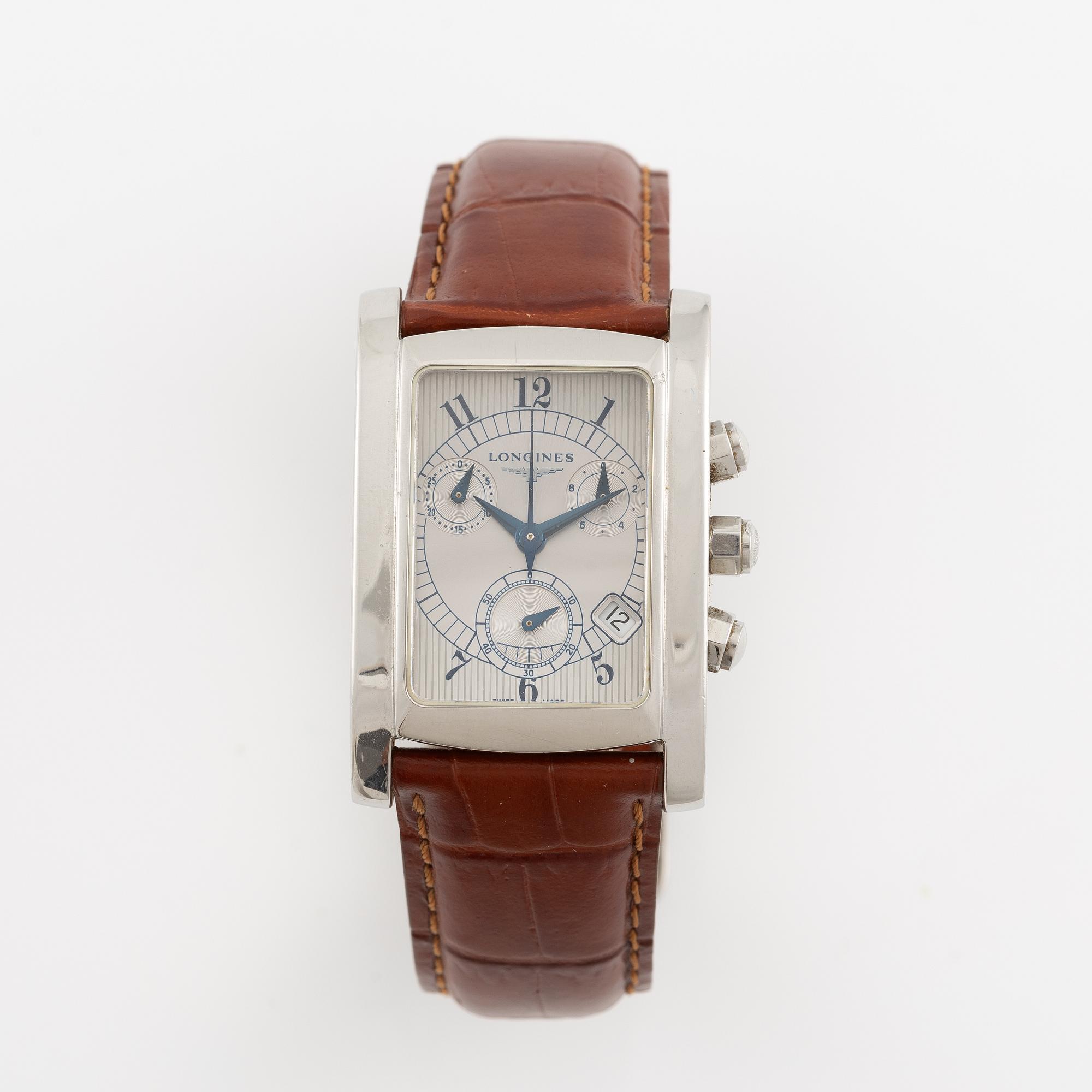 Longines, Dolce Vita, armbandsur, kronograf, 28 x 33,5 (42) mm.