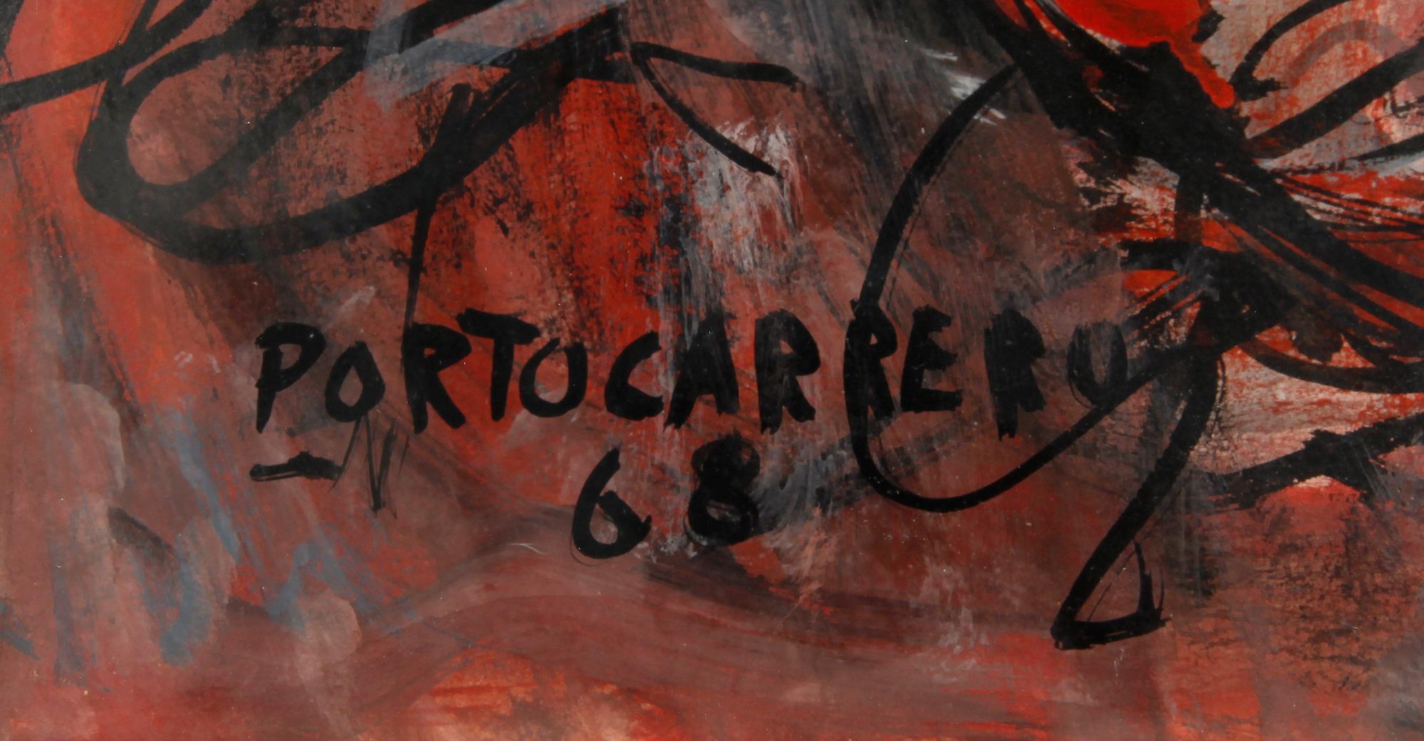 René Portocarrero, Figurkomposition.