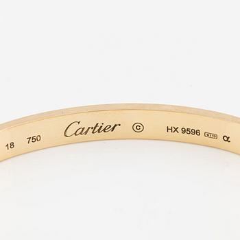 A Cartier "Love" bracelet 18K gold.