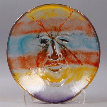 SKÅL, glas, Kjell Engman. Kosta Boda Sign Ateljé 90.