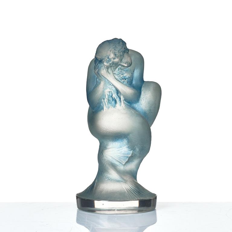 René Lalique, kylarprydnad "Sirène", Art Deco, Frankrike 1920-30-tal.