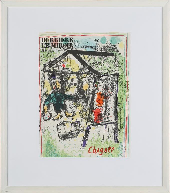 MARC CHAGALL, efter, färglitografi, signerad i trycket.