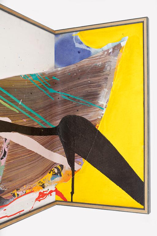 JAN NALIWAJKO, blandteknik på duk, sign o dat 1990.