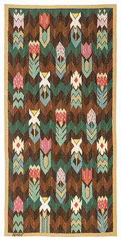 412. Märta Måås-Fjetterström, a textile, "Täppan", tapestry weave, ca 109 x 53 cm, signed AB MMF.