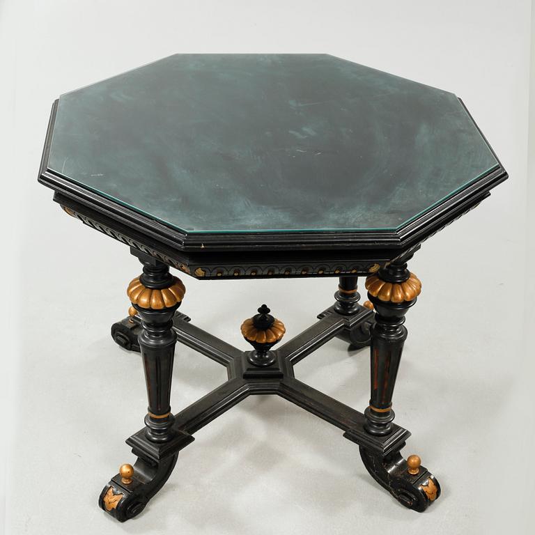 Nine items in Neo Renaissance style, late 19th century.