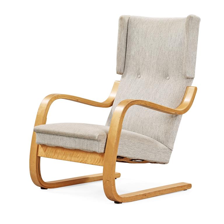 ALVAR AALTO, fåtölj "Nr 401", licenstillverkad av Aalto Design Hedemora för Artek, Sverige 1946-56.