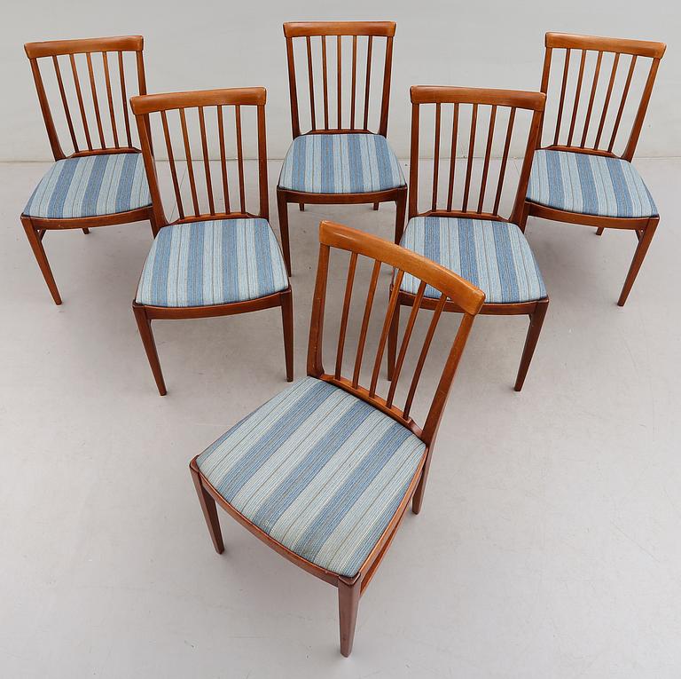 MATSALSMÖBEL, 7 delar, "Herrgården", Carl Malmsten, Bodafors, 1950-tal.