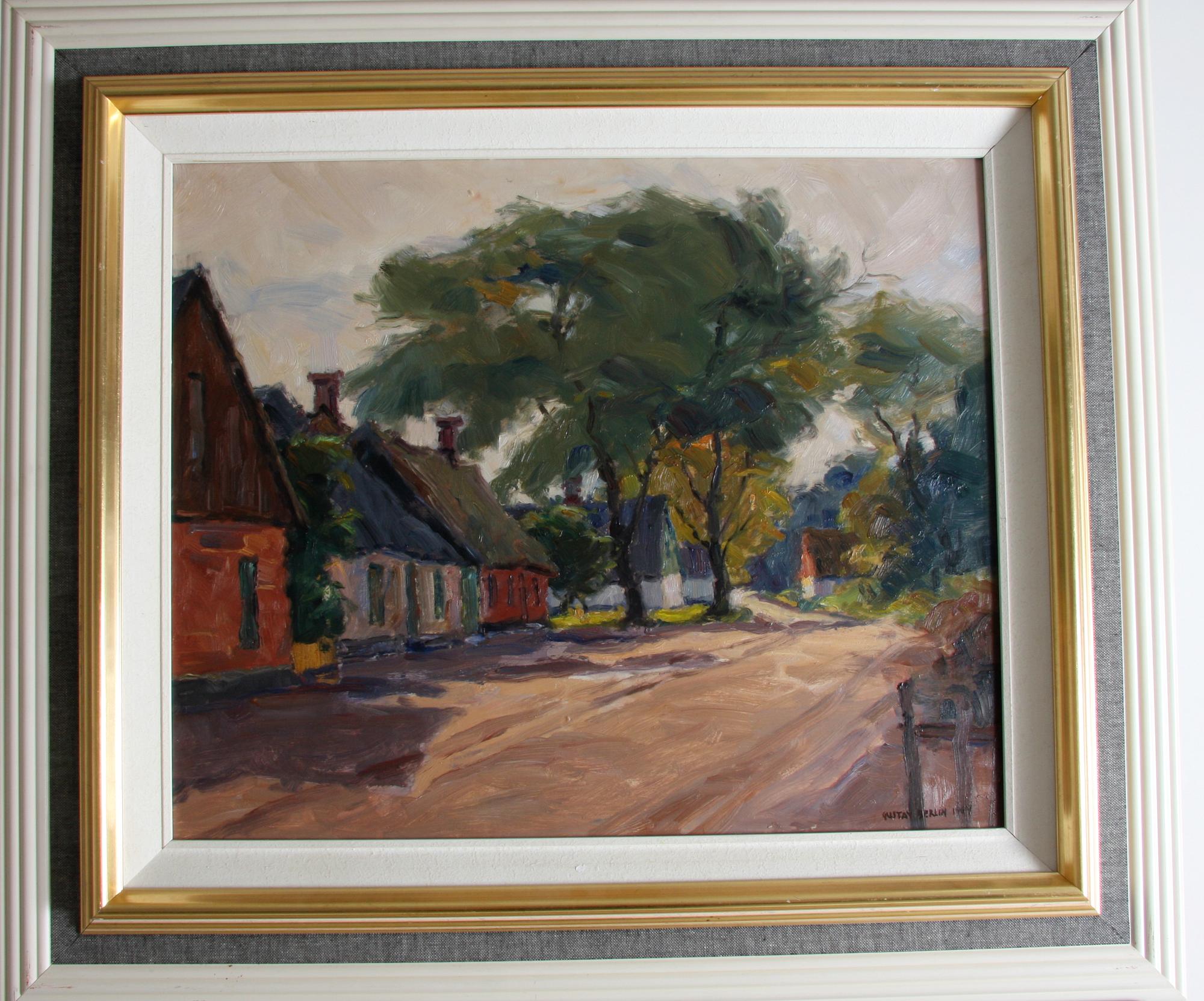 BERLIN, GUSTAV, 2 st, oljor, sign o dat 1964-1975.