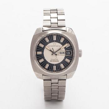 Eterna-Matic, Kontiki Sevenday, wristwatch, 38 mm.