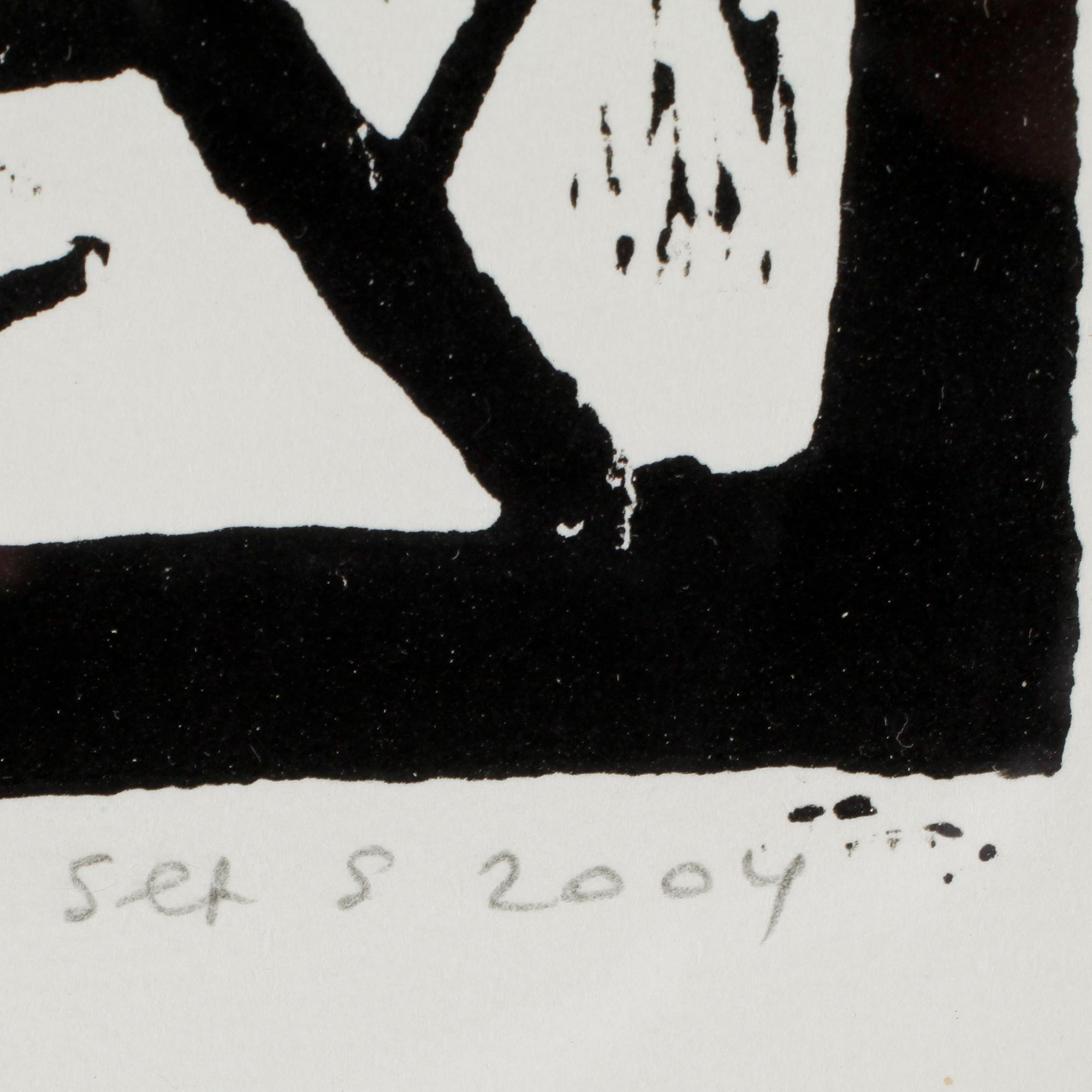 SET SÖDERHOLM, träsnitt, signerad o numrerad 12/40, daterad 2004.