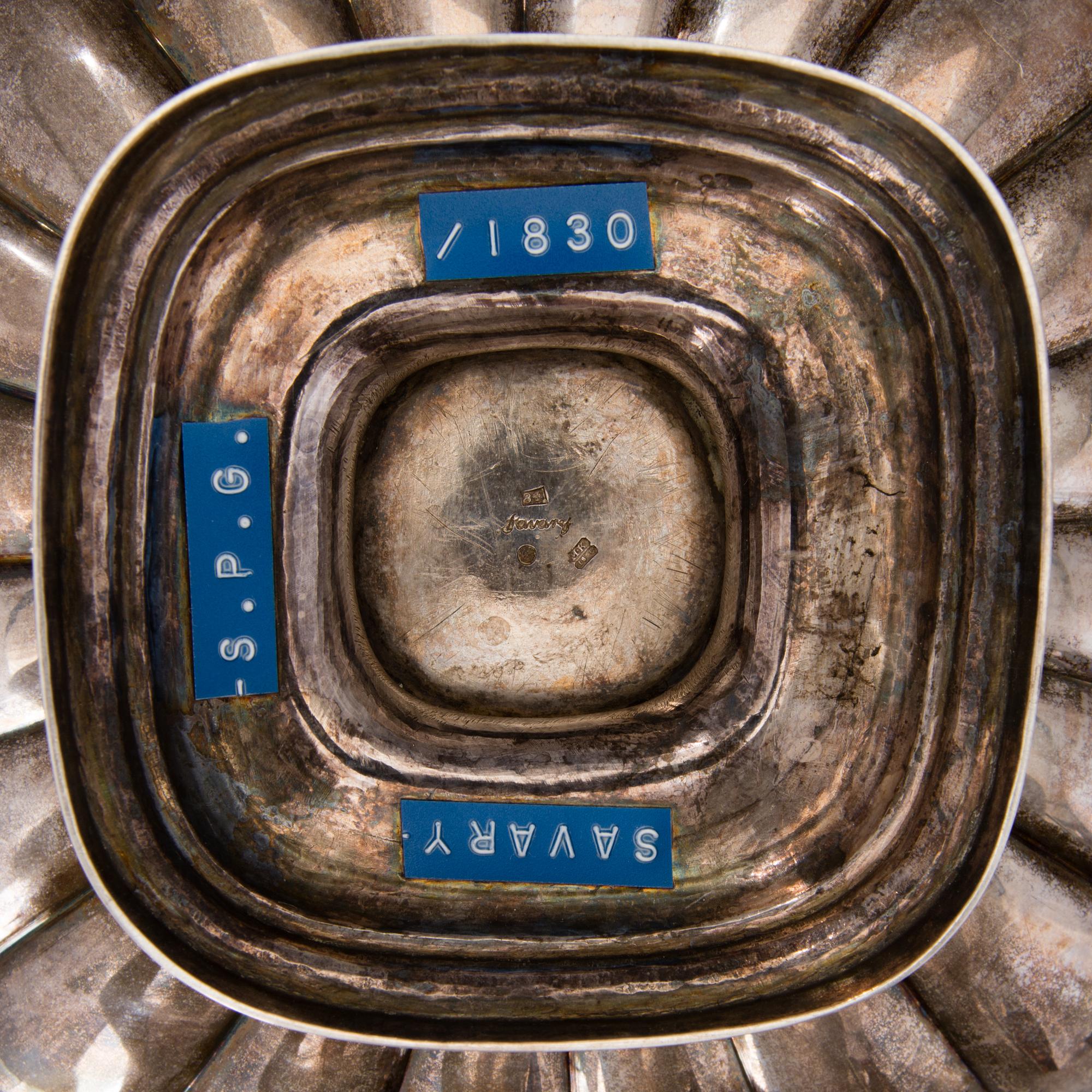 A RUSSIAN SILVER BOWL, Carl Savary, St:Petersburg 1830.