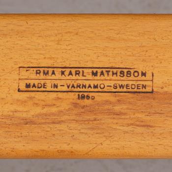 Bruno Mathsson, an 'Eva' armchair, Karl Mathsson, 1965.