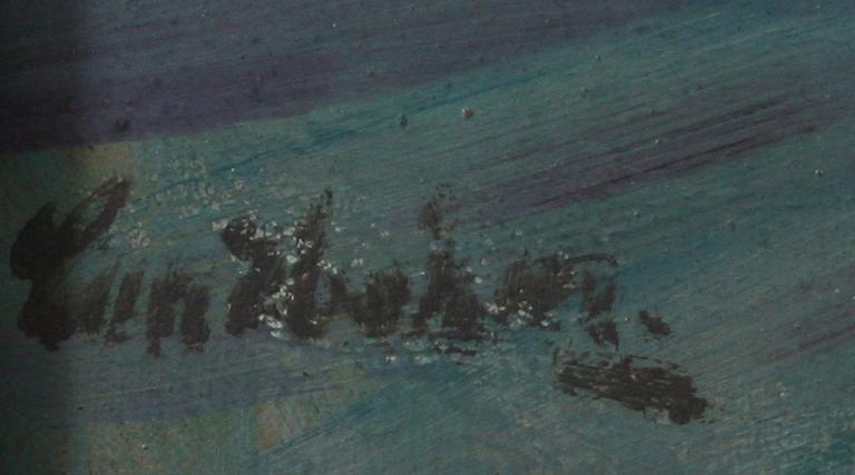 LUNDBOHM, SIXTEN, olja på duk, sign.