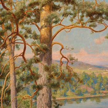 Johan Krouthén, Swedish summer landscape.