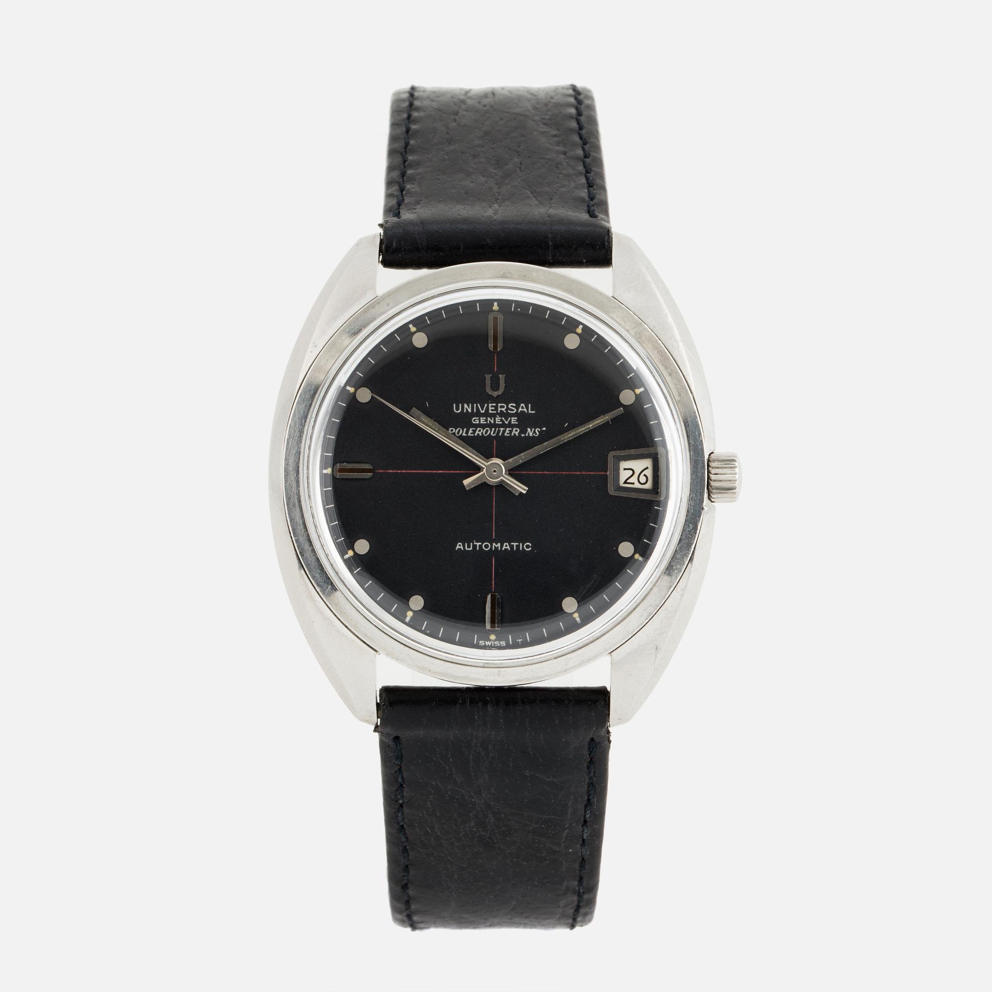 UNIVERSAL Geneve Polerouter NS Swiss T wristwatch 35 mm. Bukowskis
