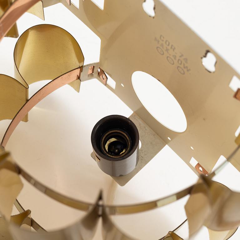 Werner Schou, a brass wall light, Coronell Elektro.