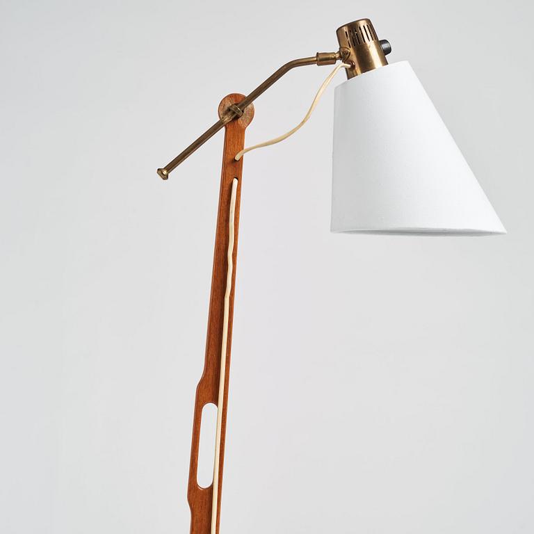 Hans Bergström, golvlampa, modell "544", ateljé Lyktan, Åhus, 1940-50-tal.
