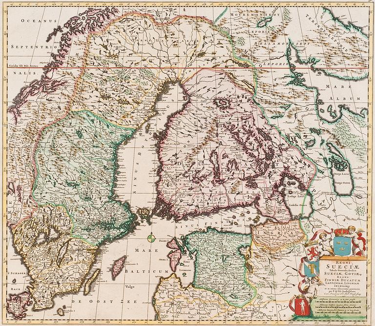 KARTA ÖVER SVERIGE.