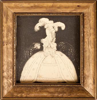 JOHN BAUER, 10 st, litografier, osignerade.