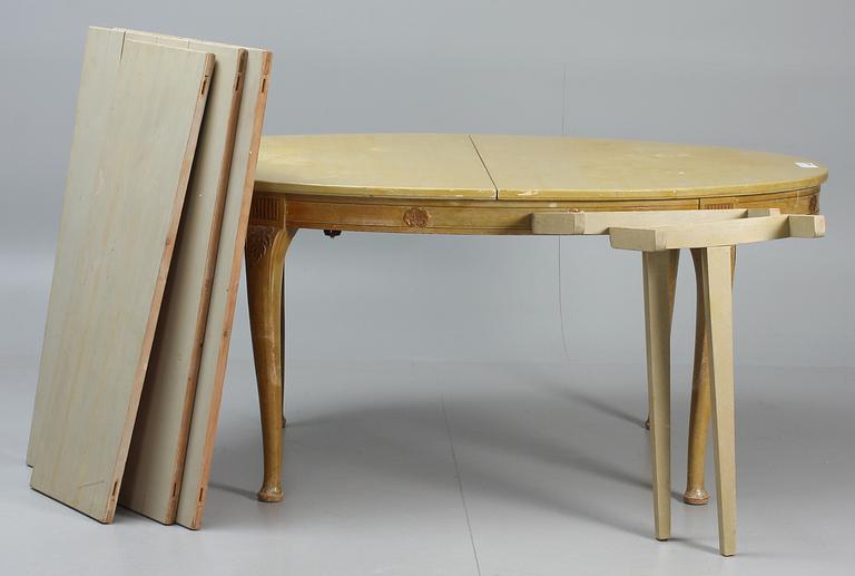 MATSALSGRUPP, 16 delar. Rokokostil, Otto Wretling, Umeå, 1929.