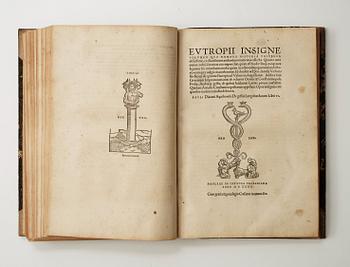 EUTROPIUS FLAVIUS, Romana historia universa, PROCOPIUS CAESARIENSIS, De Rebus Gothorum. Basel 1531-32.