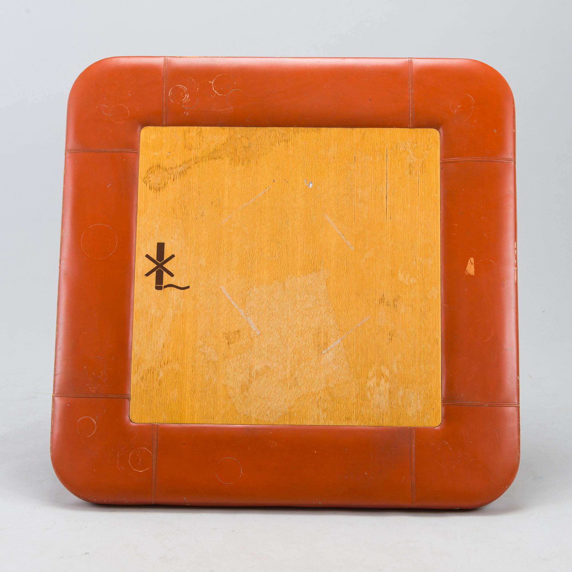 Yrjö Kukkapuro, sohvapöytä, tilaustyö, Haimi, 1970-luvun loppu.